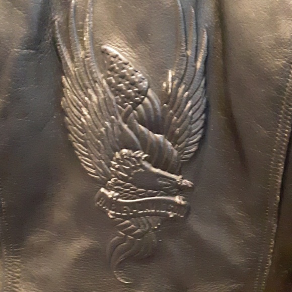 Harley-Davidson Vintage Distressed Leather Jacket - Picture 6 of 14